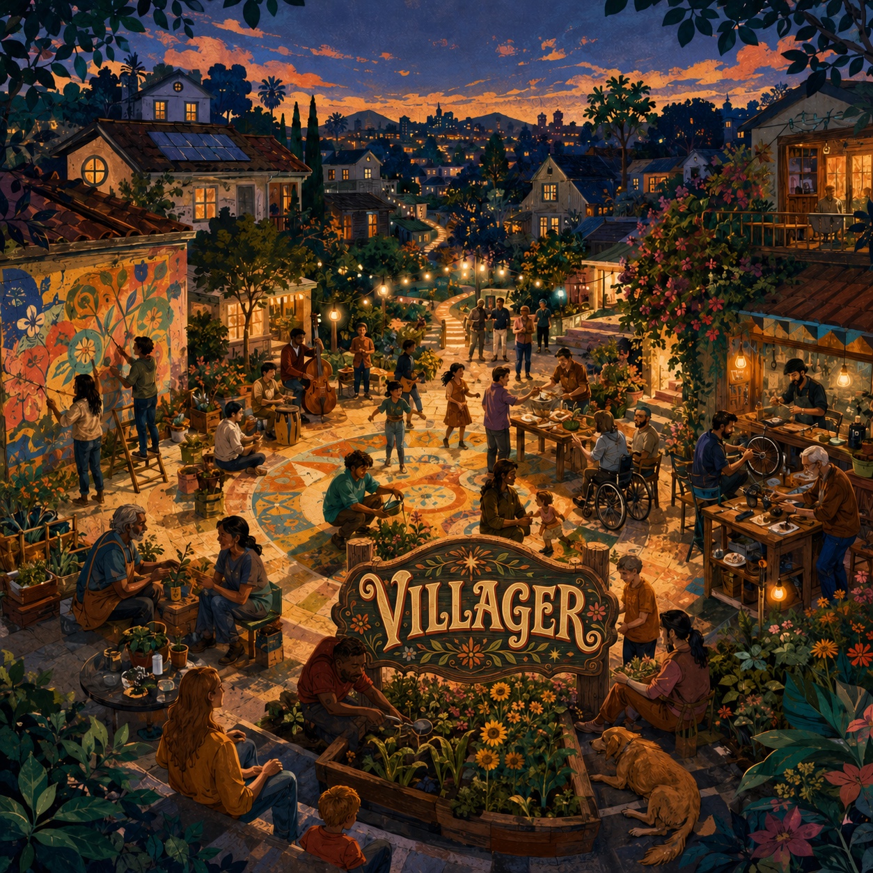 Villager artwork